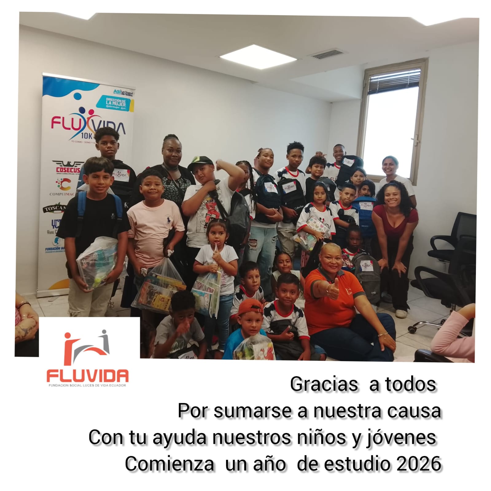 ENTREGA DE MOCHILAS Y UTILES ESCOLARES